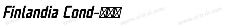 Finlandia Cond字体转换